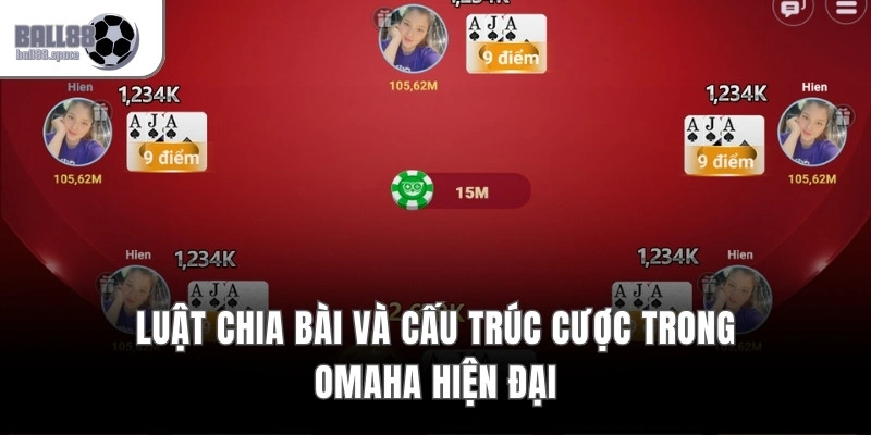 Omaha Poker - 4 Lá Bài Tẩy, Cấu Trúc Pot Limit Plo