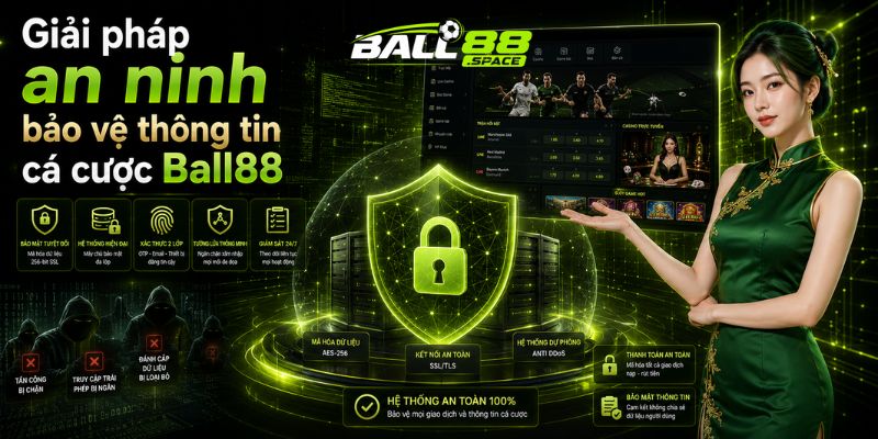 Chính sách bảo mật Ball88: Bảo vệ tài khoản cược thủ an toàn